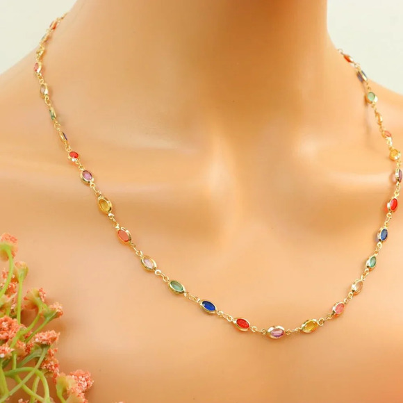 "New Beautiful Design Necklace Chain for Women/Girls, Gift, N594 - Picture 2 of 10